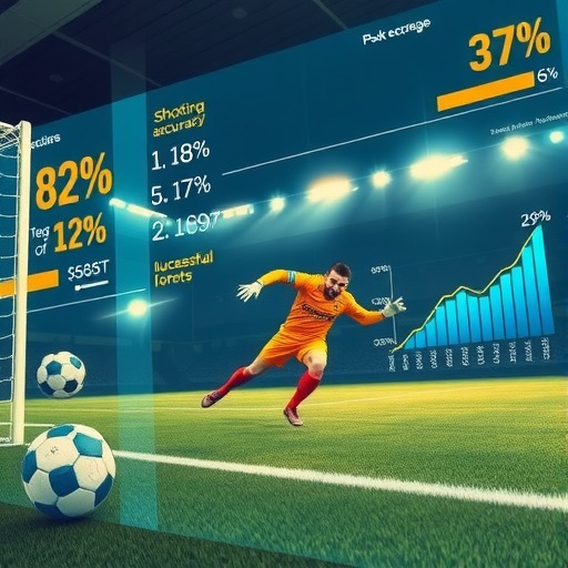 射门效率统计数据：揭秘决胜足球比赛的关键指标