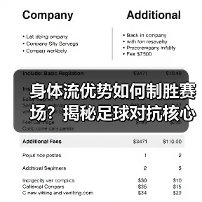 身体流优势如何制胜赛场？揭秘足球对抗核心秘密