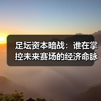 足坛资本暗战：谁在掌控未来赛场的经济命脉？（图2）