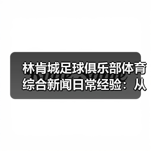 林肯城足球俱乐部体育综合新闻日常经验：从需求判断到使用维护